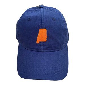 Alabama State Outline Hat Snapback Blue Orange Cotton Baseball Dad Cap NWT‎